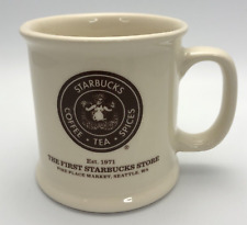 Vintage 1ST STARBUCKS Store Pike Place Seattle WA Split Tail Coffee Mug 1971 USA picture