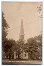 c1910's Church Steeple View Ebenezer New York NY RPPC Photo Unposted Postcard picture
