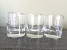 The Glenlivet Scotch Whisky Etched Rocks Glasses (3) Distillery Single Malt Year picture