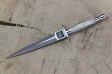 BRITISH ARMY SYKES COMMANDO DAGGER FIGHTING KNIFE 3rd PATTERN STEEL HANDLE picture