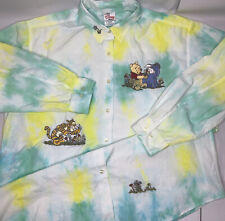 Vintage Winnie the Pooh Shirt Disney Store 90s Embroidered Tie Dye Women Sz XL  picture