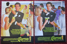 Lot of 2 Different Jose Cuervo Tequila Print Ads ~ PIERCE BROSNAN James Bond 007 picture