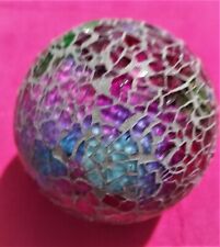Decorative Ball Glass Multicolor approximately 4