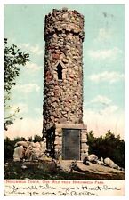 1907 Norumbega Tower, One Mile from Norumbega Park, Myth, Weston, MA Postcard picture
