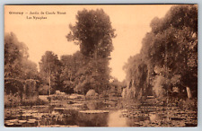 c1910s Giverny Jardin De Claude Monet Les Nymphas Antique Postcard picture