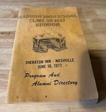 Madison Tennessee High School 10 Year Class Reunion 1967-77 Alumni Directory picture