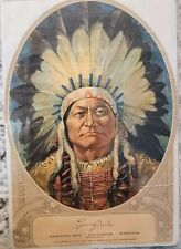 1929 SITTING BULL Forbes Lithograph #16 Rare Vintage Non Sports picture