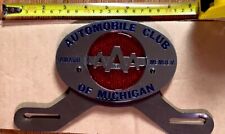 AUTOMOBILE CLUB OF MICHIGAN AAA AWARD MEMBER VINTAGE AUTO Badge picture