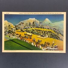 Dallas TX Postcard Calvacade of the Americas Pan American Exposition Teich 1930 picture