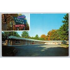 Postcard OH Kinsman Green Acres Motel picture