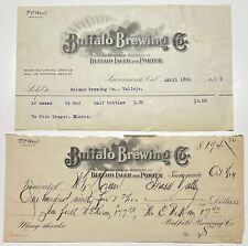 1918 1919 Buffalo Brewing Co Buffalo Lager And Porter F C Weil SACRAMENTO CA picture