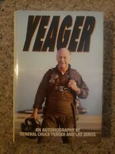 YEAGER AN AUTOBIOGRAPHY SIGNED BY GENERAL CHUCK YEAGER LEE JANOS HB/DJ NAMED VET picture