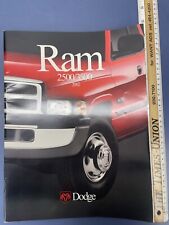 Vintage NOS Dodge Ram 2500 3500 2002 Dealership Brochure picture