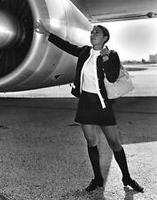 1970 EASTERN AIRLINES Leggy Stewardess PHOTO  (183-T) picture