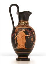 Ancient Greek Pottery Replica - Red-Figure Vase with Dionysus Handmade in Greece picture