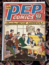 Pep Comics #61 (MLJ, 1947) GD-/GD Katy Kenne Lingerie panels. Archie cover picture