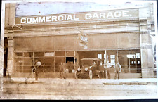 LARGE cabinet card ~ TACOMA WA ~ 705 Pacific ave ~ Car garage , Gas Pump 1902c picture