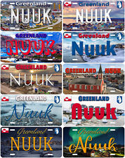 Nuuk Greenland Novelty Car License Plate picture