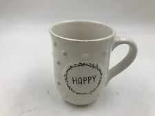 Ceramic 18oz Happy Coffee Mug BB01B19016 picture