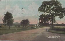 On Hancock Avenue Gettysburg Pennsylvania PA Statues 1908 Postcard 7869c MR ALE picture