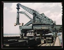 Hulett Machine,Pennsylvania Railroad Iron Ore Docks,Cleveland,Ohio,OH,1943,5 picture