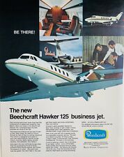 1970 Beechcraft Hawker 125 Business Jet Print Ad 13