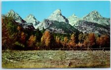 Postcard - Teton Range, Grand Teton National Park - Wyoming picture