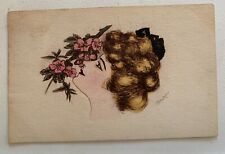 Antique Postcard Cobb Shinn Woman With Pink Flowers 1910 picture