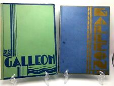 BALBOA HIGH SCHOOL - Lot of 2 GALLEON yearbooks 1931 San Francisco, CA picture