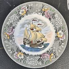 The Mayflower II 1957 Commemorative Plate by Adams, England picture