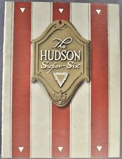 1916 Hudson Super Six Motor Car Brochure Phaeton Sedan Cabriolet Nice Original picture