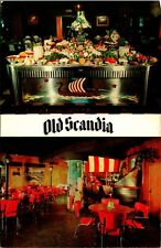 Old Scandia Restaurant Food Display Opa-Loca Florida Multi UNP Chrome Postcard picture