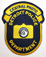 Detroit Michigan Police Central Photo Patch  -  FREE Tracked US Shipping  picture