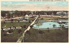 Bird's Eye View of Confederate Park - Jacksonville, Florida 1923 Postcard picture