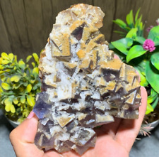 511 Grams Calcite Fluorite and  Cubic Crystals Natural specimen stone Mineral. picture
