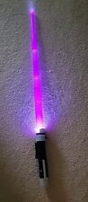 Star Wars Build Your Own Purple Lightsaber 2007 Hasbro Disney & 3 Kyber Crystals picture