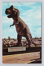 Postcard Tyrannosaurus Giant Dinosaur Tracks Glen Rose Texas posted 1973 picture