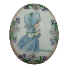 Vintage Precious Moments by Enesco February Trinket Box 1999 picture