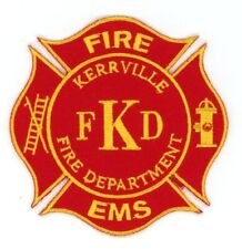 TEXAS TX KERRVILLE FIRE EMS DEPARTMENT NICE SHOULDER PATCH POLICE SHERIFF picture