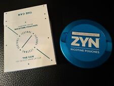 Zyn Premium Metal Can - Official Authentic Zyn Tin in Cyan - Brand New In Box picture
