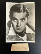 1950's Sunset Fan Club Black and White Photo TYRONE POWER picture