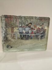 R2S Made in Italy Monza Melamine Tray - Breakfast Under The Birch 14.5” x 10.5 picture