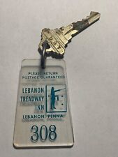 Treadway Inn Hotel Motel Room Key Fob with Key Lebanon Pennsylvania #308 RARE  picture