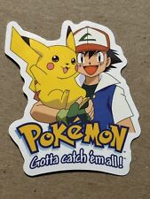 Pokemon Stickers Logo Pikachu and Ash picture