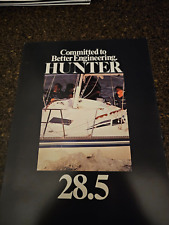 Hunter Marine, 1985 28.5 Sales Brochure  - Vintage Sailboat 6 page, full color picture