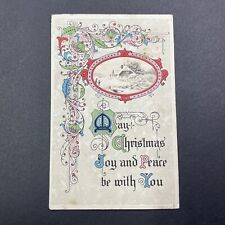 Antique 1915 Christmas Postcard Fergus Ontario With Stamp James Temple V2452 picture