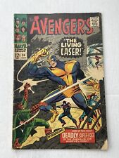 Avengers #34 1966 1st App Living Laser Silver Age Lower Grade Marvel Comics Book picture