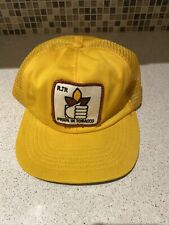 RJR Pride in Tobacco Yellow Trucker Hat / Cap.  Vintage, Mesh, Snapback picture