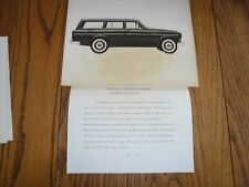 1963 Volvo 122-S Station Wagon Factory Photo - Vintage - Album AAV picture