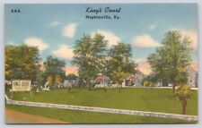 Postcard Hopkinsville Kentucky Kings Court On US 41 A picture